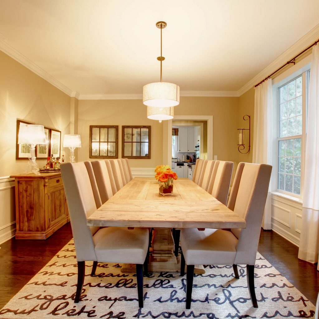 Dining room interior | Gilman Floors