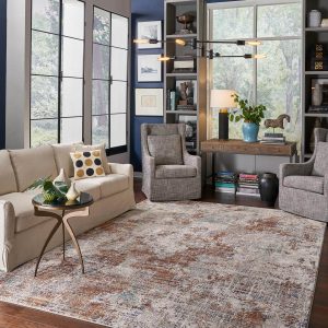 Area Rug in living room | Gilman Floors