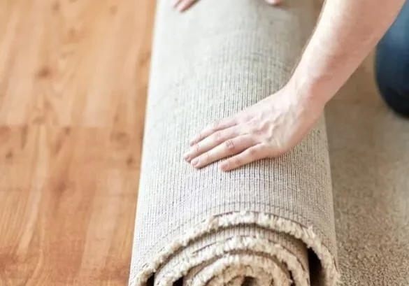 lady-chilling-on-carpet-square (1) Carpet installation | Gilman Floors, LLC